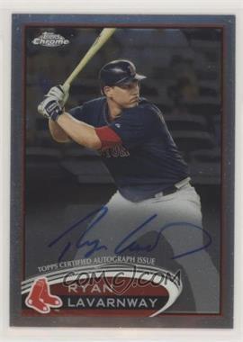 2012 Topps Chrome - [Base] - Rookie Autographs #5 - Ryan Lavarnway