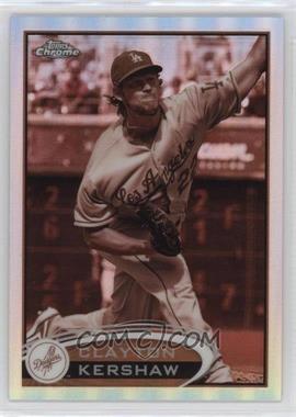 2012 Topps Chrome - [Base] - Sepia Refractor #112 - Clayton Kershaw /75