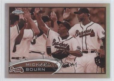 2012 Topps Chrome - [Base] - Sepia Refractor #113 - Michael Bourn /75