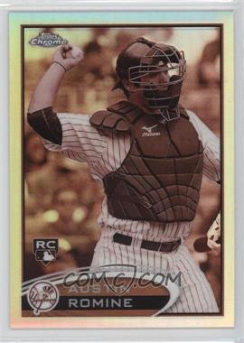 2012 Topps Chrome - [Base] - Sepia Refractor #156 - Austin Romine /75