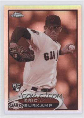 2012 Topps Chrome - [Base] - Sepia Refractor #181 - Eric Surkamp /75