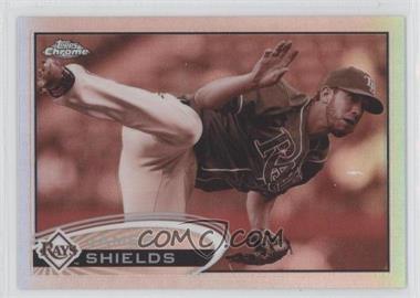 2012 Topps Chrome - [Base] - Sepia Refractor #59 - James Shields /75