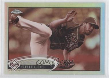 2012 Topps Chrome - [Base] - Sepia Refractor #59 - James Shields /75