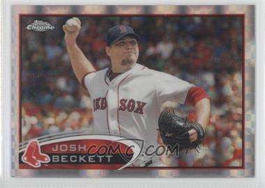 2012 Topps Chrome - [Base] - X-Fractor #115 - Josh Beckett