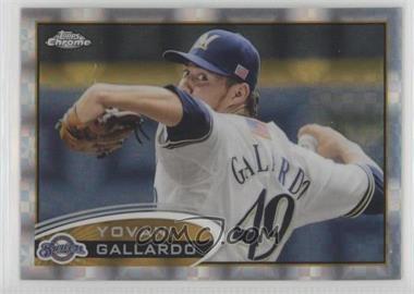 2012 Topps Chrome - [Base] - X-Fractor #142 - Yovani Gallardo