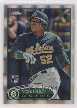 2012 Topps Chrome - [Base] - X-Fractor #180 - Yoenis Cespedes