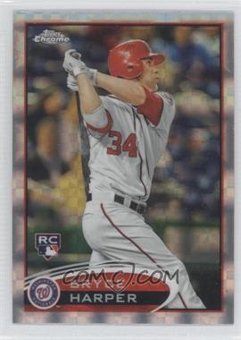 2012 Topps Chrome - [Base] - X-Fractor #196 - Bryce Harper