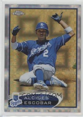 2012 Topps Chrome - [Base] - X-Fractor #203 - Alcides Escobar