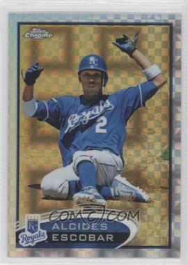 2012 Topps Chrome - [Base] - X-Fractor #203 - Alcides Escobar