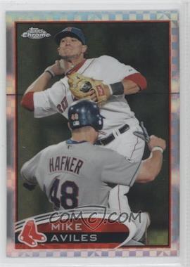 2012 Topps Chrome - [Base] - X-Fractor #207 - Mike Aviles