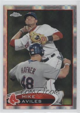 2012 Topps Chrome - [Base] - X-Fractor #207 - Mike Aviles