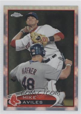 2012 Topps Chrome - [Base] - X-Fractor #207 - Mike Aviles