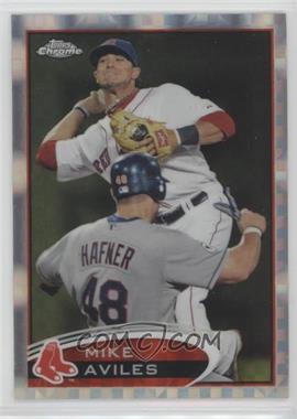 2012 Topps Chrome - [Base] - X-Fractor #207 - Mike Aviles