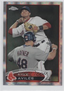 2012 Topps Chrome - [Base] - X-Fractor #207 - Mike Aviles