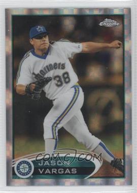 2012 Topps Chrome - [Base] - X-Fractor #218 - Jason Vargas