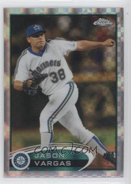 2012 Topps Chrome - [Base] - X-Fractor #218 - Jason Vargas