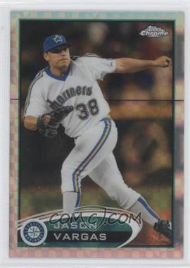 2012 Topps Chrome - [Base] - X-Fractor #218 - Jason Vargas