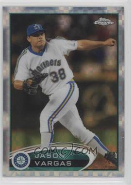 2012 Topps Chrome - [Base] - X-Fractor #218 - Jason Vargas