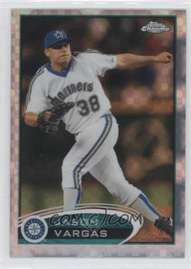 2012 Topps Chrome - [Base] - X-Fractor #218 - Jason Vargas