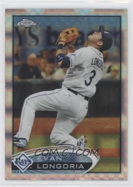 2012 Topps Chrome - [Base] - X-Fractor #90 - Evan Longoria