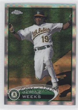 2012 Topps Chrome - [Base] - X-Fractor #99 - Jemile Weeks