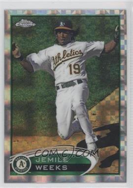 2012 Topps Chrome - [Base] - X-Fractor #99 - Jemile Weeks