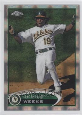 2012 Topps Chrome - [Base] - X-Fractor #99 - Jemile Weeks