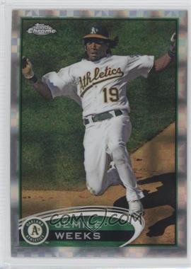 2012 Topps Chrome - [Base] - X-Fractor #99 - Jemile Weeks