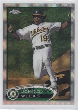 2012 Topps Chrome - [Base] - X-Fractor #99 - Jemile Weeks