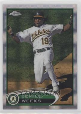 2012 Topps Chrome - [Base] - X-Fractor #99 - Jemile Weeks