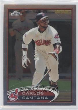 2012 Topps Chrome - [Base] #114 - Carlos Santana