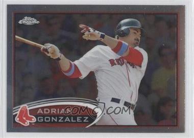 2012 Topps Chrome - [Base] #20 - Adrian Gonzalez