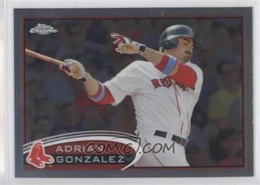 2012 Topps Chrome - [Base] #20 - Adrian Gonzalez