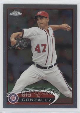 2012 Topps Chrome - [Base] #53 - Gio Gonzalez