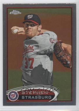 2012 Topps Chrome - [Base] #70.1 - Stephen Strasburg (Baseball is Visible)