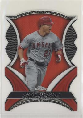 2012 Topps Chrome - Dynamic Die-Cuts #DD-MT - Mike Trout