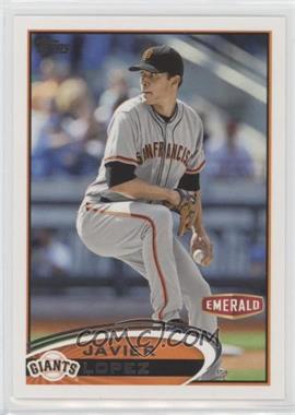 2012 Topps Emerald Nuts San Francisco Giants - [Base] #SF8 - Javier Lopez