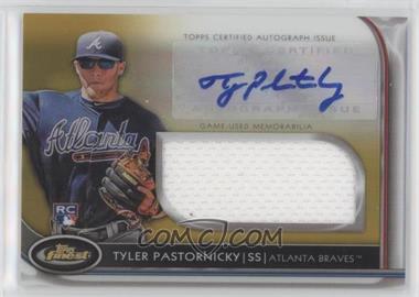 2012 Topps Finest - Autographed Jumbo Relic Rookies - Gold Refractor #AJR-TP - Tyler Pastornicky /50