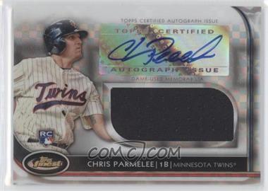 2012 Topps Finest - Autographed Jumbo Relic Rookies - X-Fractor #AJR-CP - Chris Parmelee /299