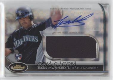 2012 Topps Finest - Autographed Jumbo Relic Rookies - X-Fractor #AJR-JM - Jesus Montero /299