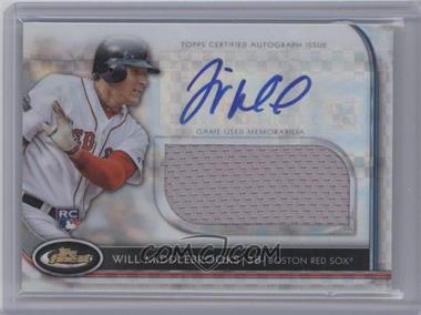 2012 Topps Finest - Autographed Jumbo Relic Rookies - X-Fractor #AJR-WMI - Will Middlebrooks /299
