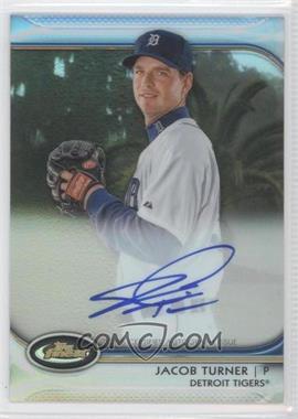2012 Topps Finest - Autographed Rookies - Green Refractor #AR-JT - Jacob Turner /199