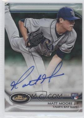 2012 Topps Finest - Autographed Rookies - Green Refractor #AR-MM - Matt Moore /199