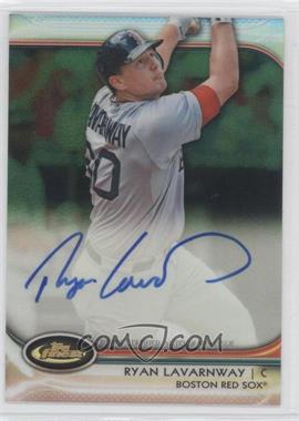 2012 Topps Finest - Autographed Rookies - Green Refractor #AR-RL - Ryan Lavarnway /199