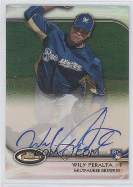 2012 Topps Finest - Autographed Rookies - Green Refractor #AR-WP - Wily Peralta /199