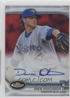 2012 Topps Finest - Autographed Rookies - Red Refractor #AR-DH - Drew Hutchison /25