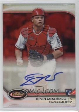 2012 Topps Finest - Autographed Rookies - Red Refractor #AR-DM - Devin Mesoraco /25