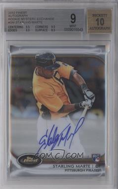 2012 Topps Finest - Autographed Rookies - Redemption Exchange #AR-SME - Starling Marte /100 [BGS 9 MINT]