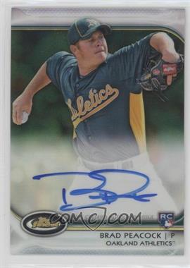 2012 Topps Finest - Autographed Rookies - Refractor #AR-BP - Brad Peacock /198