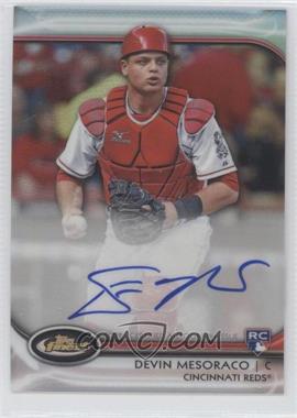 2012 Topps Finest - Autographed Rookies - Refractor #AR-DM - Devin Mesoraco /198